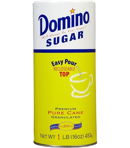 Amazon.com: Domino Sugar Granulated Canister, 1 lb : Grocery